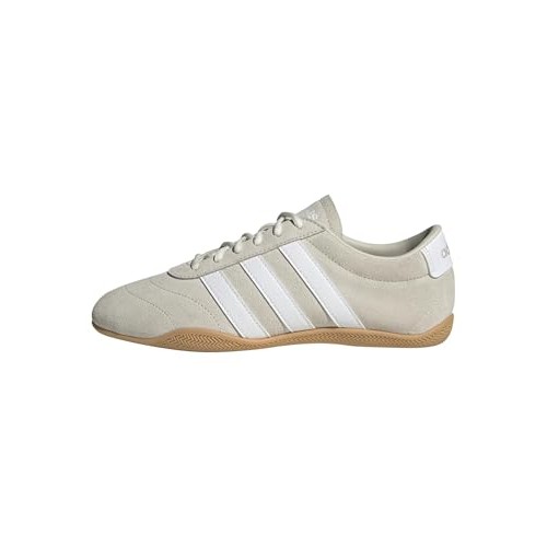 adidas Grand Court Lo in cream with tonal stripes