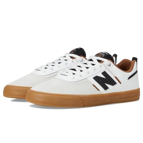 New Balance 306 Jamie Foy in white and navy with a gum sole